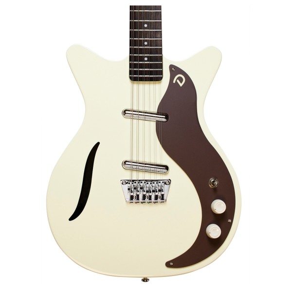 Danelectro Vintage 12-String Guitar, Vintage White - body