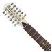 Danelectro Vintage 12-String Guitar, Vintage White - headstock