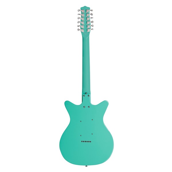 Danelectro Vintage 12 String Guitar, Dark Aqua - back