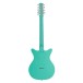 Danelectro Vintage 12 String Guitar, Dark Aqua - back