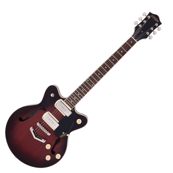 Gretsch G2655 P90 Streamliner Jr CB DC, Claret Burst | Gear4music