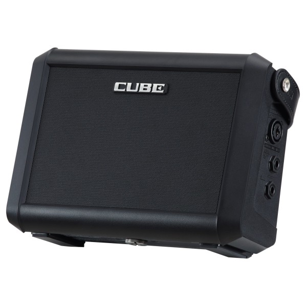Roland Cube Street Mini Battery Amplifier with Bag - amp angled shot