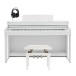 G4M Sonori Low Top Digital Piano Satin White, Custom Bundle