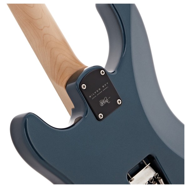 PRS Silver Sky John Mayer MN, Venetian Blue (2026) #0402866 - neck joint