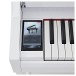G4M Sonori High Top Digital Piano Polished White, Custom Bundle