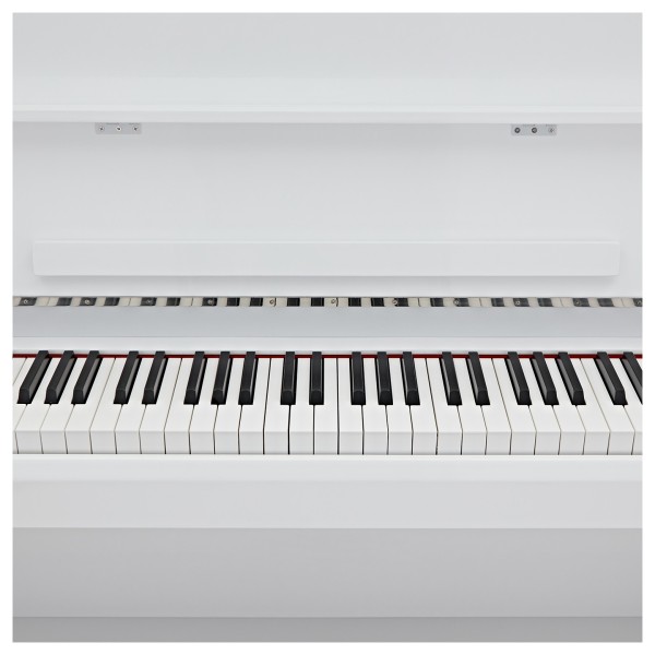 G4M Sonori High Top Digital Piano Polished White, Custom Bundle