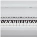 G4M Sonori High Top Digital Piano Polished White, Custom Bundle