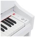 G4M Sonori High Top Digital Piano Polished White, Custom Bundle