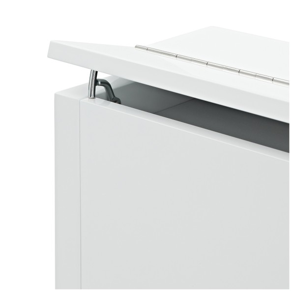 G4M Sonori High Top Digital Piano Polished White, Custom Bundle