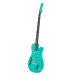 Danelectro Vintage Baritone Guitar, Dark Aqua - angled shot