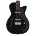 Danelectro Vintage Baritone Guitar, Gloss Black - body