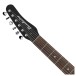 Danelectro Vintage Baritone Guitar, Gloss Black - headstock