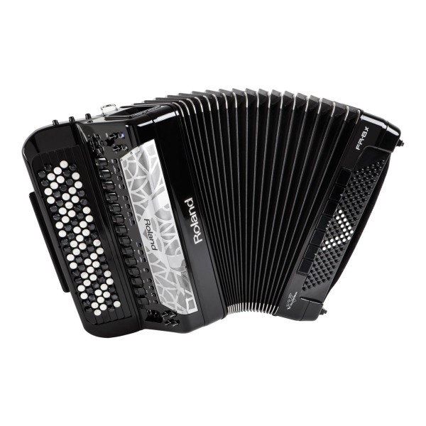 Roland FR-8XB V-Accordion, Button-Type, Black with Bag 2