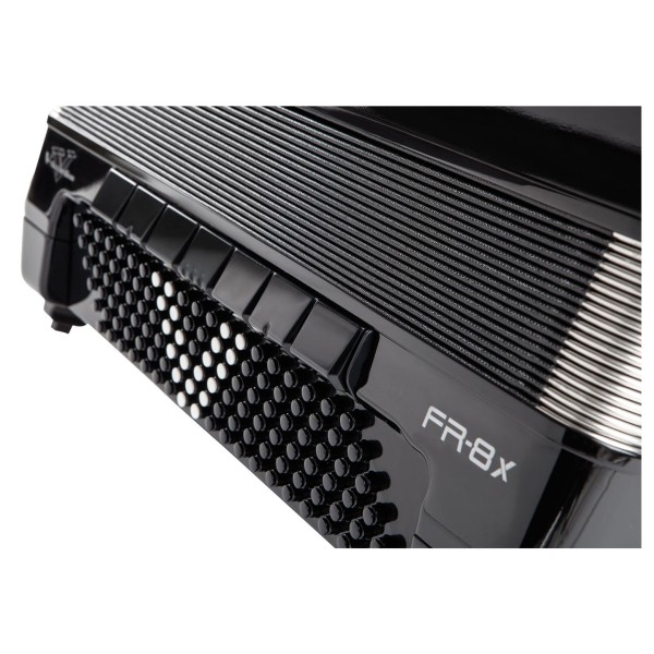Roland FR-8XB V-Accordion, Button-Type, Black with Bag 5