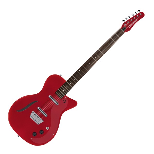 Danelectro Vintage Baritone Guitar, Red Metallic