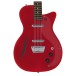 Danelectro Vintage Baritone Guitar, Red Metallic - body
