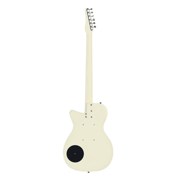 Danelectro Vintage Baritone Guitar, Vintage White - back