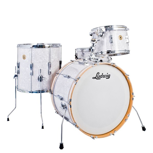 Ludwig Continental Club 22" Kit in White Marine Pearl