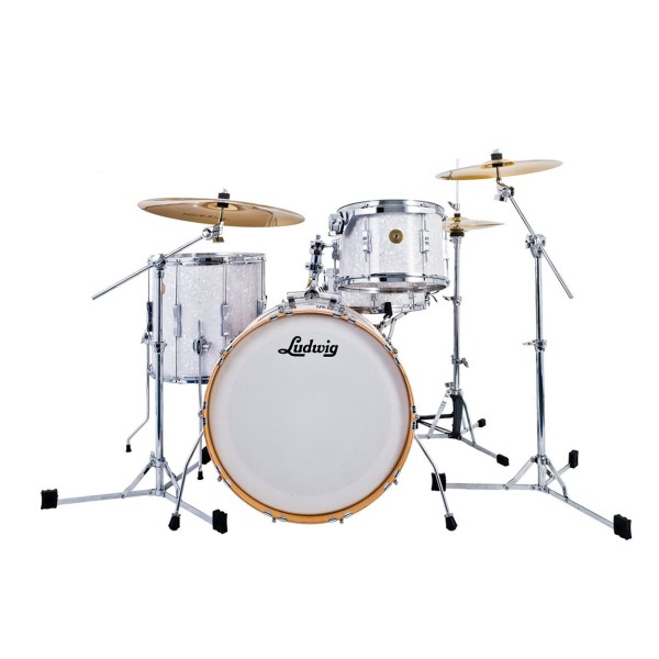 Ludwig Continental Club 22" Kit in White Marine Pearl