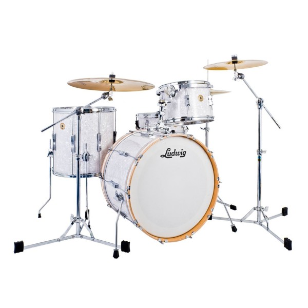 Ludwig Continental Club 22" Kit in White Marine Pearl