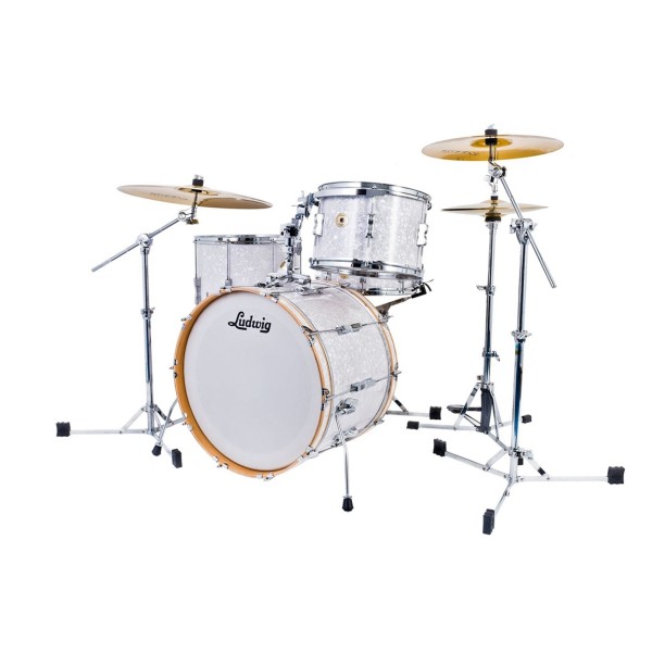 Ludwig Continental Club 22" Kit in White Marine Pearl