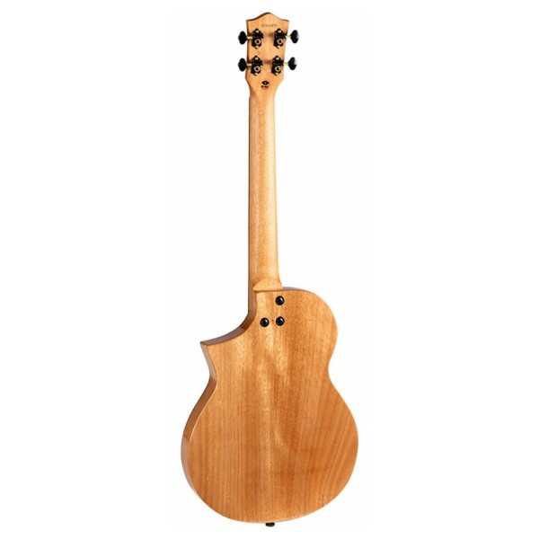 Flight Aviator Baritone Electro Ukulele, Mango - back