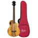 Flight Aviator Baritone Electro Ukulele, Mango - ukulele and case
