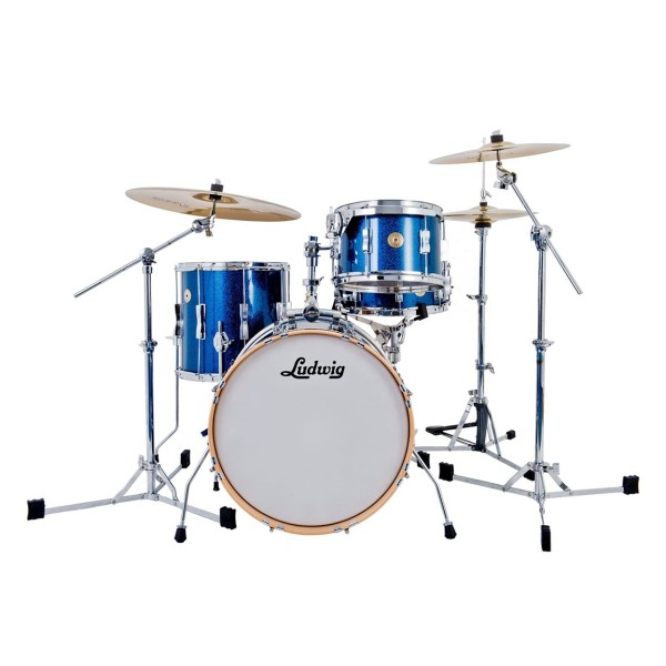 Ludwig Continental Club 22" Kit in Blue Sparkle