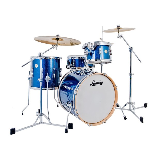 Ludwig Continental Club 22" Kit in Blue Sparkle