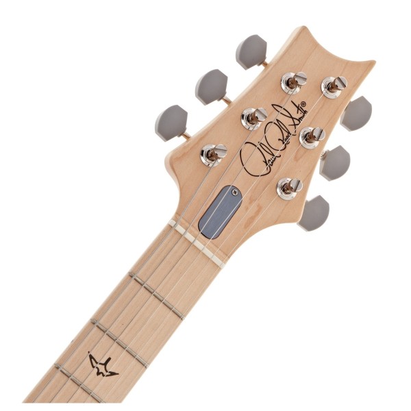 PRS Silver Sky John Mayer MN, Faded Black Tee Satin (2026) #0403037 - headstock