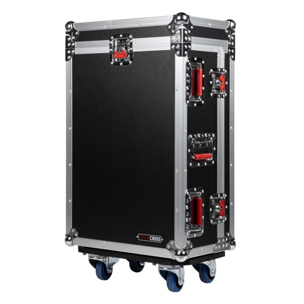 Gator G-TOURQU5 Mixer Case For Allen & Heath QU5 With Doghouse Front Left Angle
