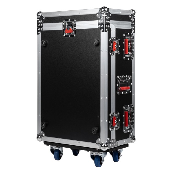 Gator G-TOURQU5 Mixer Case For Allen & Heath QU5 With Doghouse Rear Left Angle