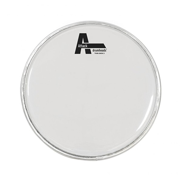Attack 8" ThinSkin2 2Ply Medium Thin Clear Drum Head