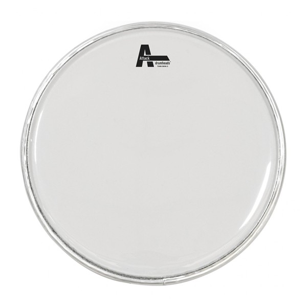 Attack 12" ThinSkin2 2Ply Medium Thin Clear Drum Head
