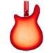Rickenbacker 4005V Bass, Fireglo - back of body