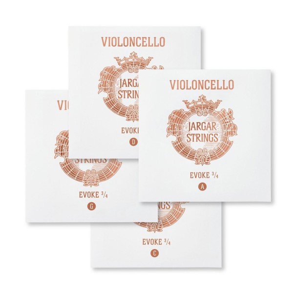 Jargar Evoke Cello String Set, 3/4, Medium 3