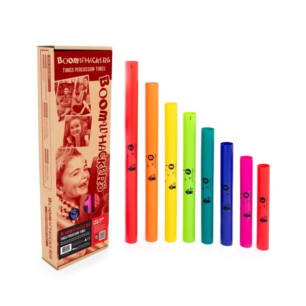 Boomwhackers Tuned Percussion Tubes C Major Diatonic Scale Set (8) 1