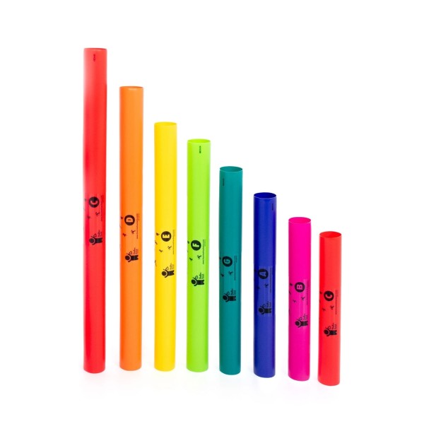 Boomwhackers Tuned Percussion Tubes C Major Diatonic Scale Set (8) 2