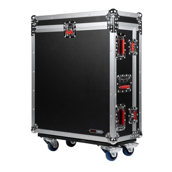 Gator G-TOURQU6 Mixer Case For Allen & Heath QU6 With Doghouse Front Left Angle
