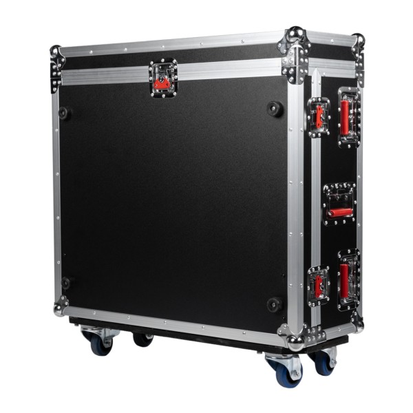 Gator G-TOURQU7 Mixer Case For Allen & Heath QU7 With Doghouse Rear Left Angle