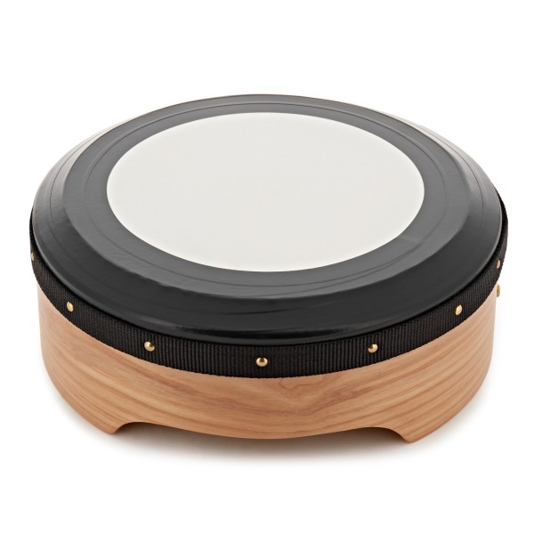 14 x 5" Deluxe Tuneable Bodhran by Gear4music, Ash