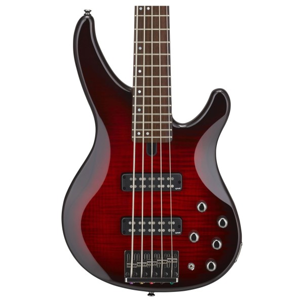 Yamaha TRBX605FM 5-String Bass, Dark Red Burst - Nearly New at Gear4music