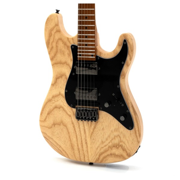 Jamstik Standard MIDI Guitar with Padded Case, Natutal Wood with Black Pick Guard - Body