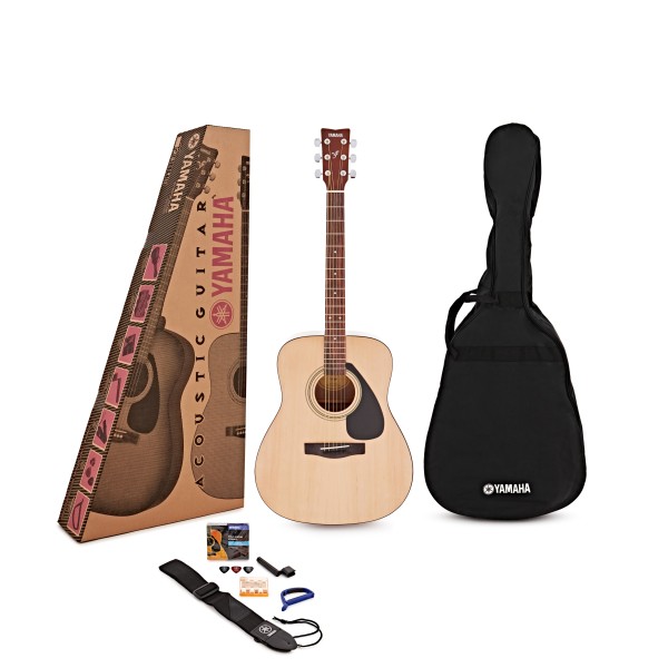 Yamaha F310 Acoustic Guitar Package, Natural