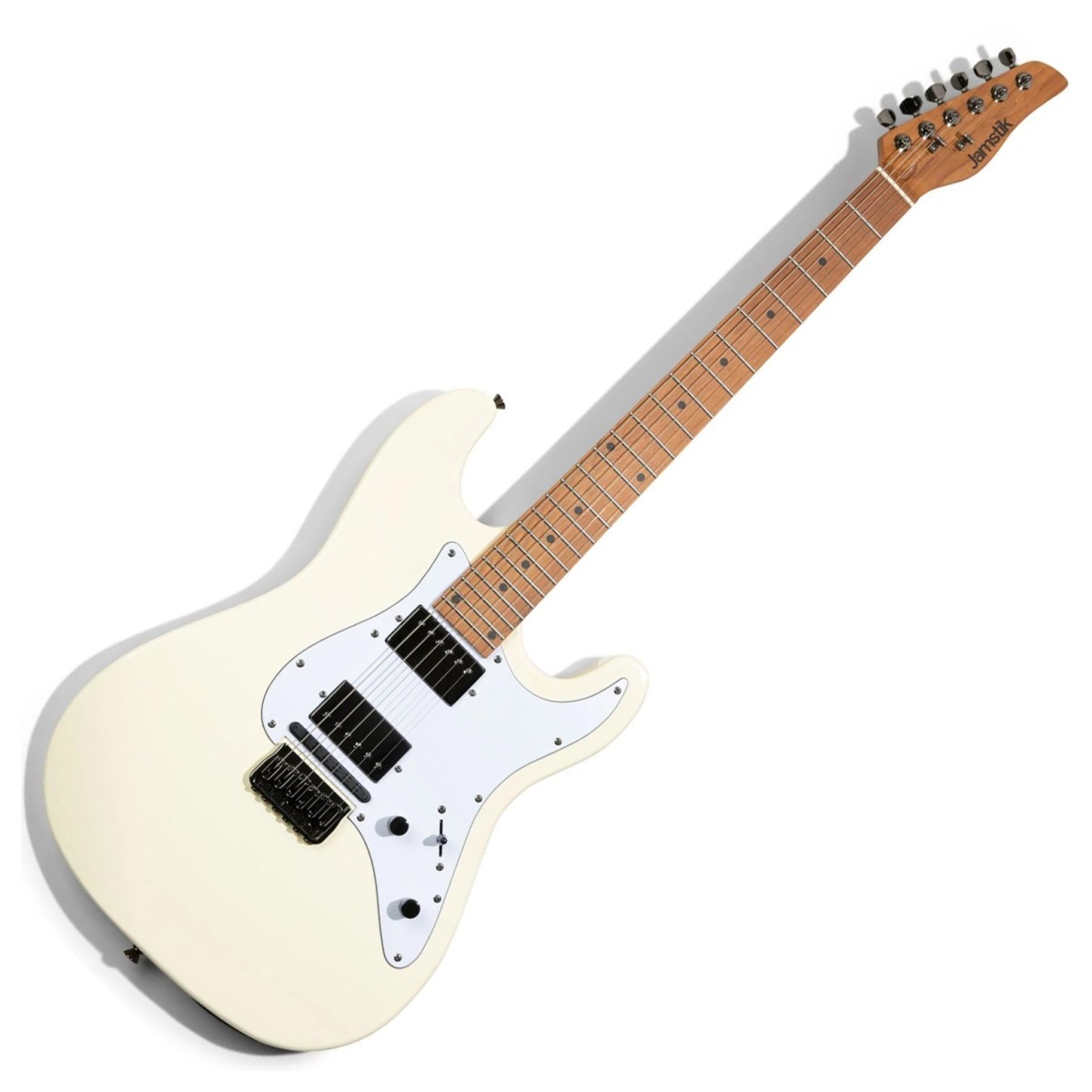 Jamstik Standard MIDI Guitar and Padded Case White/Cream