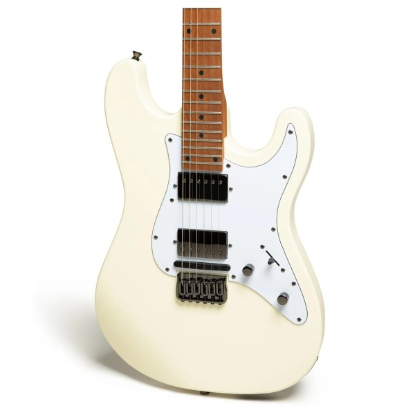 Jamstik Standard MIDI Guitar and Padded Case, White/Cream - Body