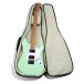 Jamstik Standard MIDI Guitar with Padded Case, Surf Green - Case Open 