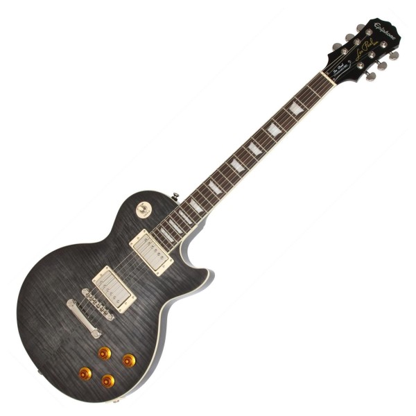 Epiphone Les Paul Standard PlusTop PRO, Trans Black - Secondhand