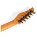 Jamstik Standard MIDI Guitar and Padded Case, Royal Blue - Headstock Rear