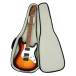 Jamstik Standard MIDI Guitar and Padded Case, Sunburst - Case Open